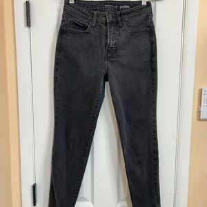Old Navy O.G. Straight Jeans Petite 2 High Rise Secret Smooth Pockets Denim